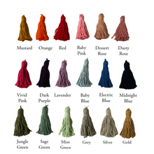 Load image into Gallery viewer, Tassel Three Cloud Baby Keepsake
