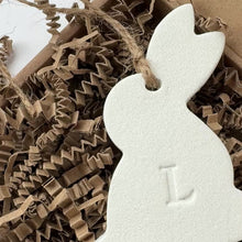 Load and play video in Gallery viewer, Mini Easter Rabbit Initial Decorations Pack of 5
