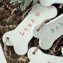 Load and play video in Gallery viewer, Personalised Dog Pet Decoration Ornament
