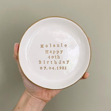 Load image into Gallery viewer, Large Imprinted Trinket Dish

