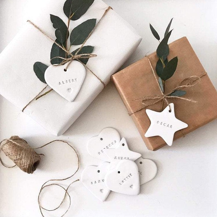 Custom Star Gift Tag & Decoration