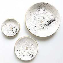 Load image into Gallery viewer, Mini, Medium &amp; Large Splatter Trinket Dishes
