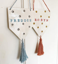 Load image into Gallery viewer, Kids Name Tassel Wall Hanging

