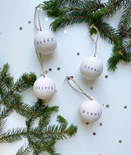 Load image into Gallery viewer, Personalised Ceramic Bauble
