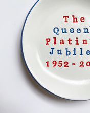 Load image into Gallery viewer, Jubilee Red, White and Blue Dish
