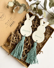 Load image into Gallery viewer, Easter Bunny Decorations with Tassels
